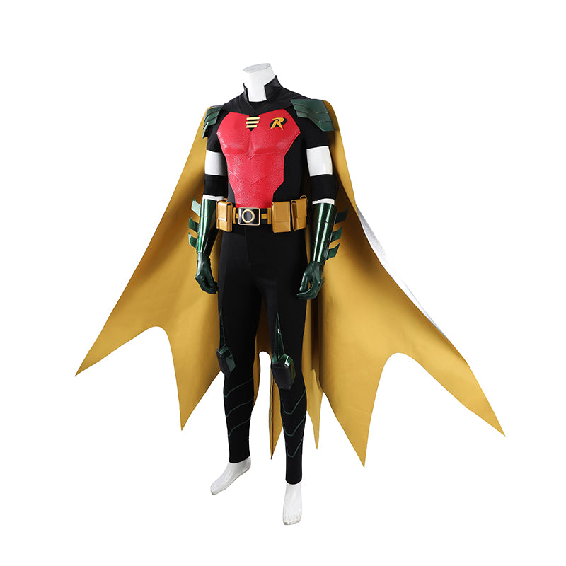 Tim Drake Red Robin Cosplay Costume Full Set Men Robin Superhero Outfit - Image 4