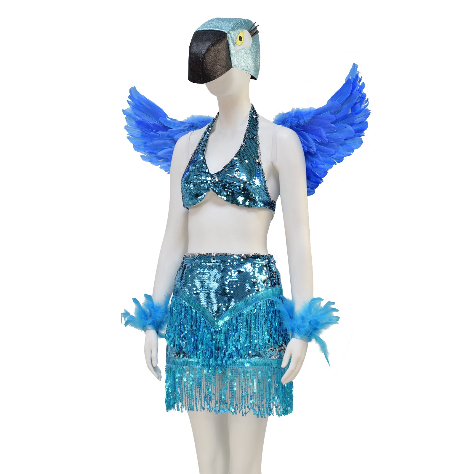 Rio Blue Cosplay Costume Blue Bird Costume Stunning Halloween Outfit - Image 4
