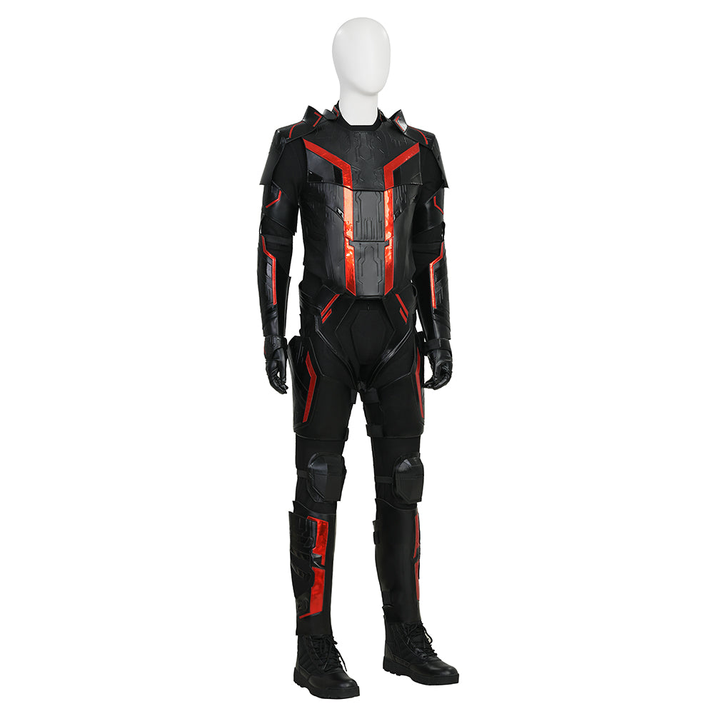 Tron Ares Cosplay Costume Men's Jumpsuit Jared Leto Cosplay Leather Suit - Image 4