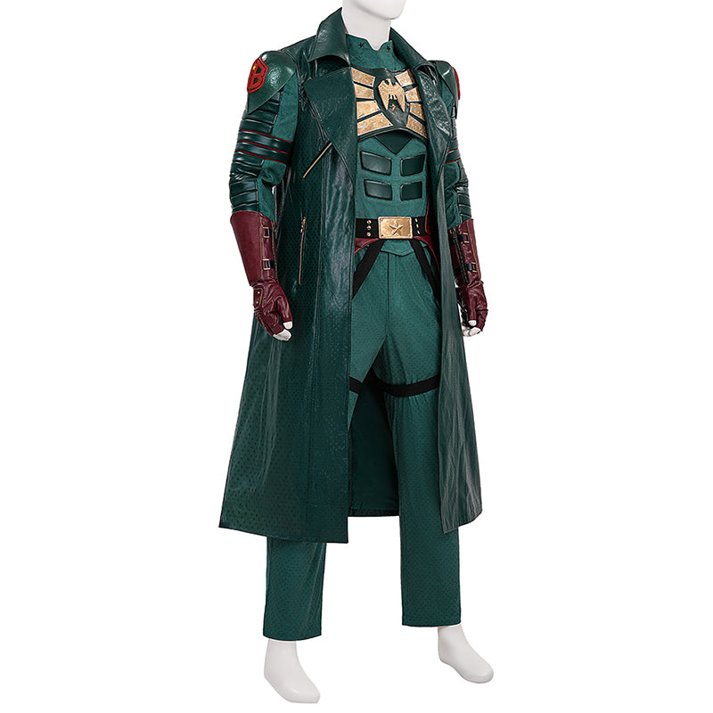 Vought Rising Soldier Boy Cosplay Costume Hardcore Halloween Green Suit - Image 4