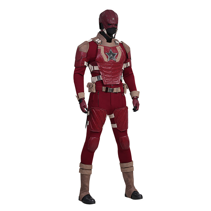 Thunderbolts Red Guardian Cosplay Costume Halloween Outfit Version 2 - Image 4