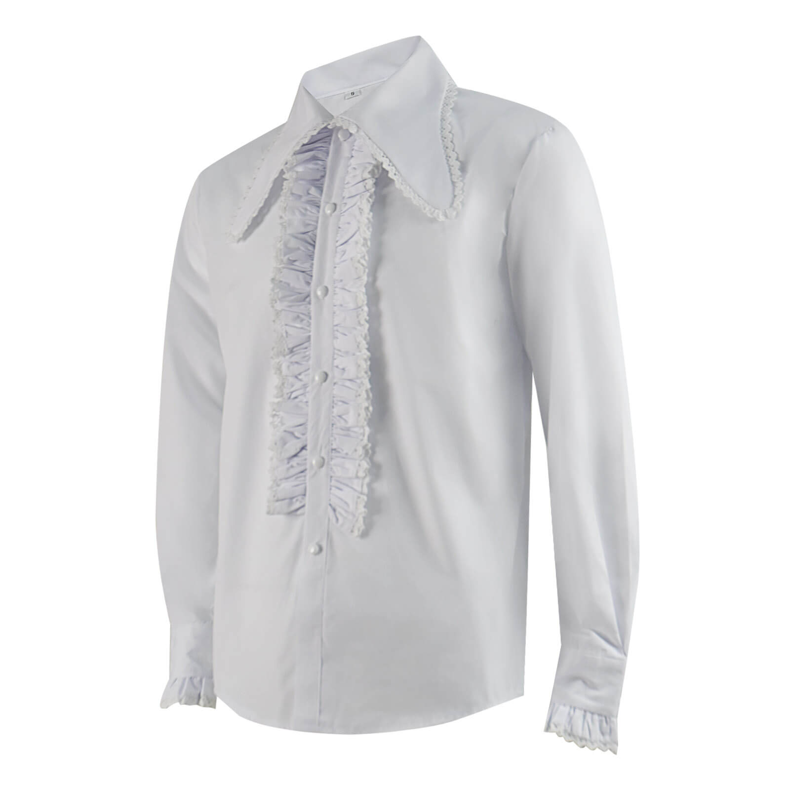 Doctor Who Shirt Third 3rd Doctor Frilled Shirt Cosplay Costume - Image 2