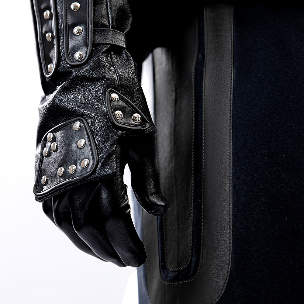 The Witcher Season 5 Geralt of Rivia Cosplay Costume Black Halloween Suit - Image 26