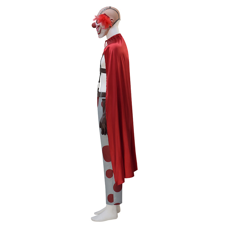 Twisted Metal Sweet Tooth Clown Pants Outfits With Mask Halloween Carnival Suit - Image 5