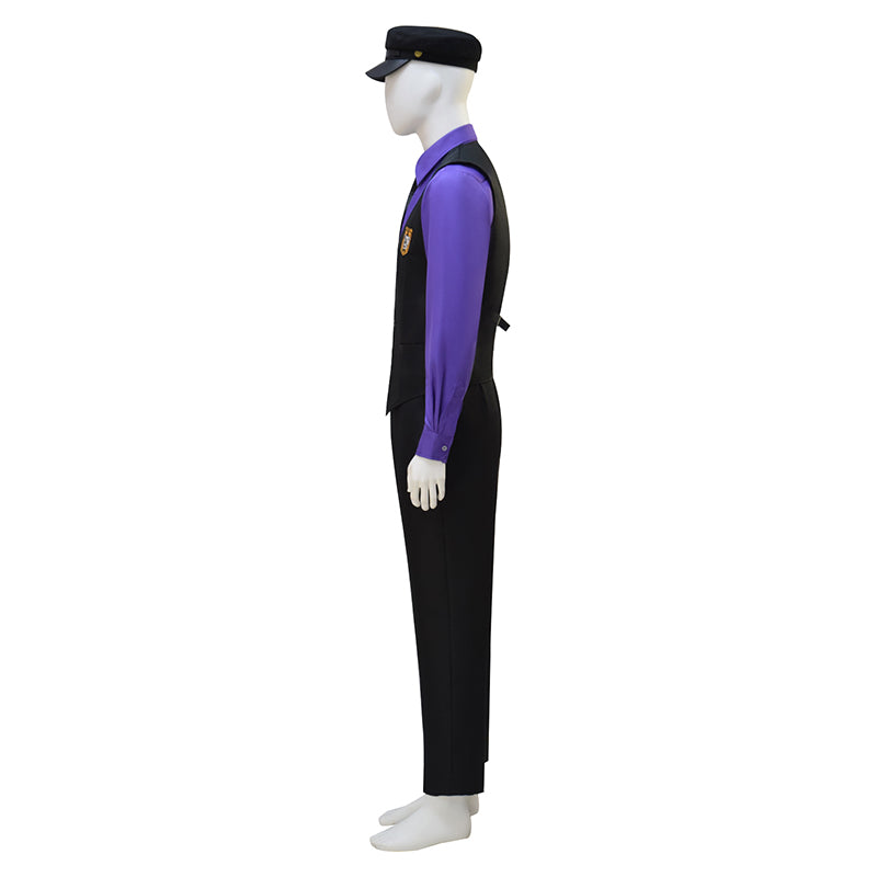 FNAF Five Nights at Freddy's William Afton Cosplay Costume Halloween Outfit - Image 4