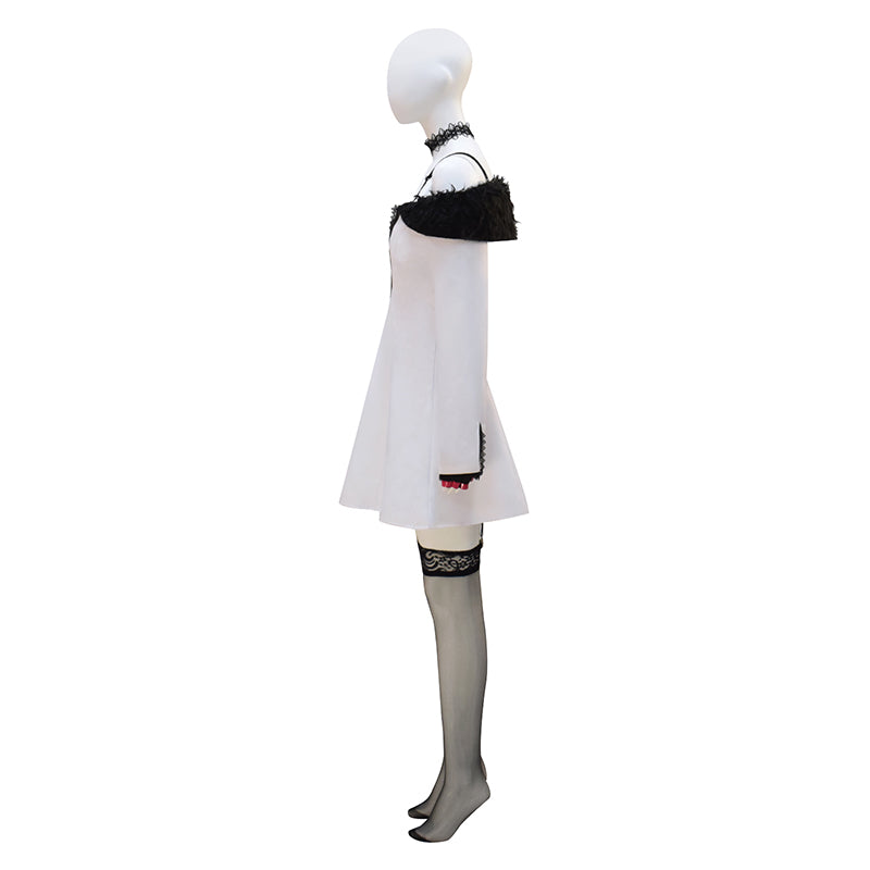 Lili Tekken 8 Cosplay Costume White Halloween Suit - Image 4