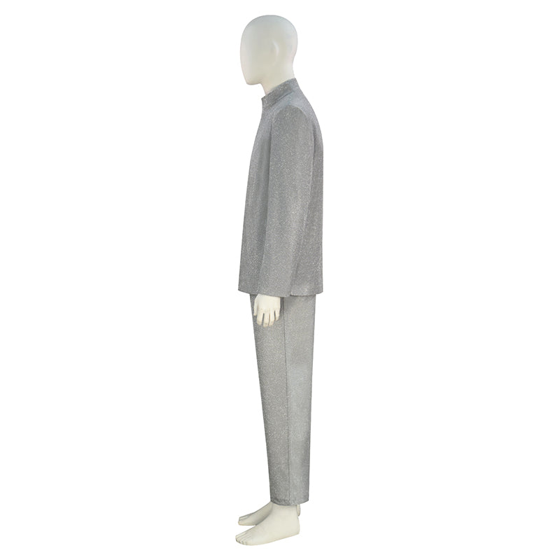 Austin Powers: International Man of Mystery Dr. Evil Cosplay Costume Silver Outfit - Image 5