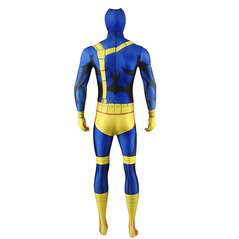 X-Men 97 Cyclops Cosplay Scott Summers Costume Blue halloween Jumpsuit - Image 4