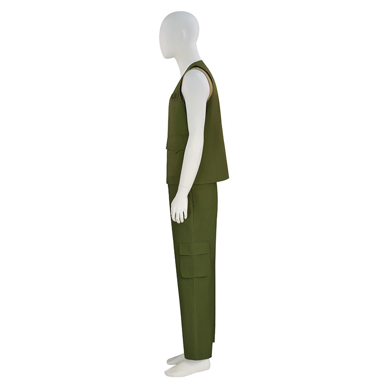 28 years later Dr. Ian Kelson Cosplay Costume Distressed Medical Green Outfit - Image 4