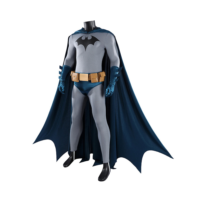 Batman: Hush Cosplay Costume Jumpsuit Halloween Outfit With Cape - Image 4