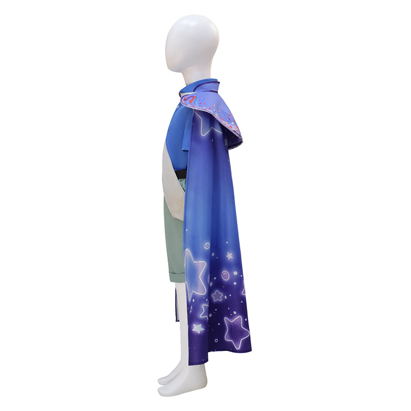 Elio Movie Cosplay Costume Boys Kid's Blue Halloween Parade Carnival - Image 4