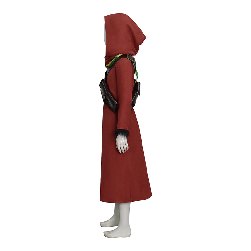 Star Wars The Mandalorian Jawa Cosplay Costume Kids Cape Outfit Halloween Party Suit - Image 4