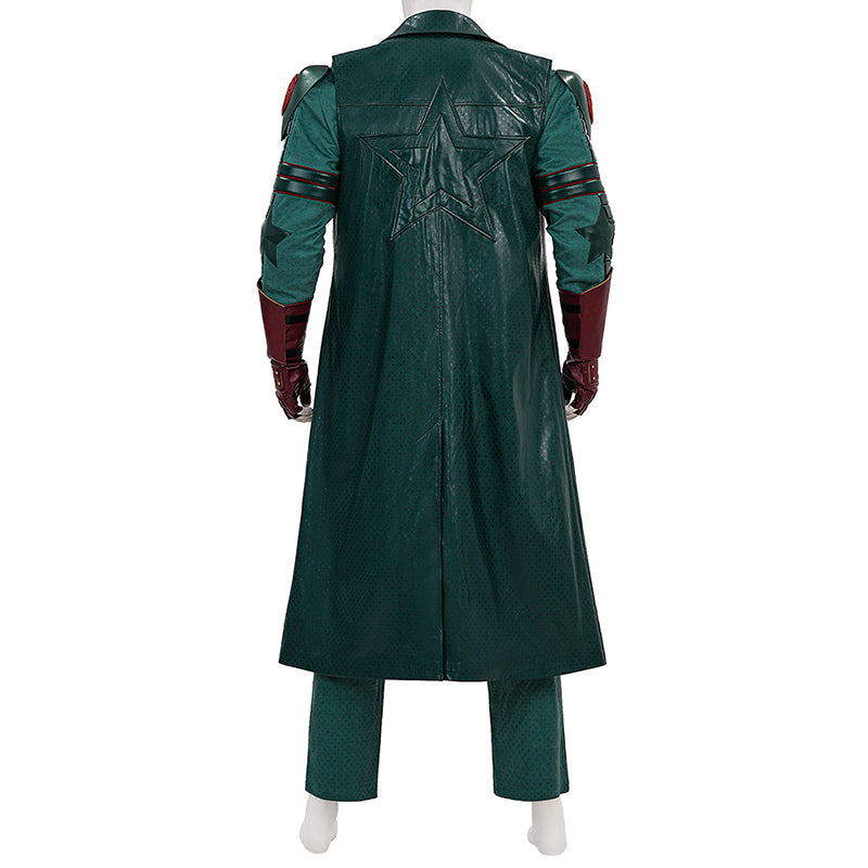 Vought Rising Soldier Boy Cosplay Costume Hardcore Halloween Green Suit - Image 5