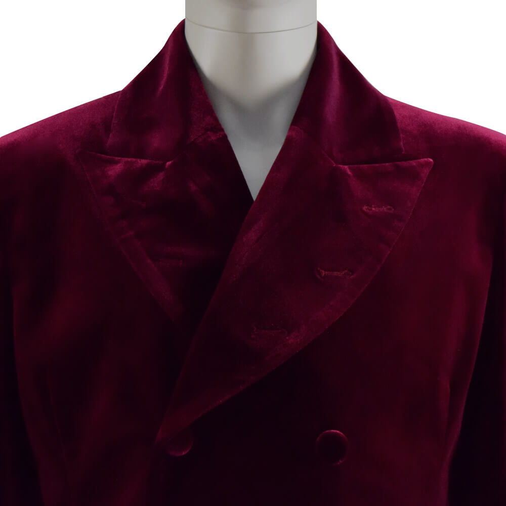 Doctor Who Fourth 4th Doctor Coat Double Breasted Velvet Cosplay Costume for Sale - Image 6