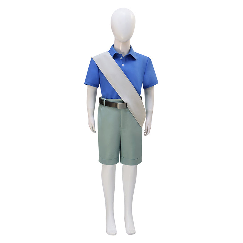 Elio Movie Cosplay Costume Boys Kid's Blue Halloween Parade Carnival - Image 7