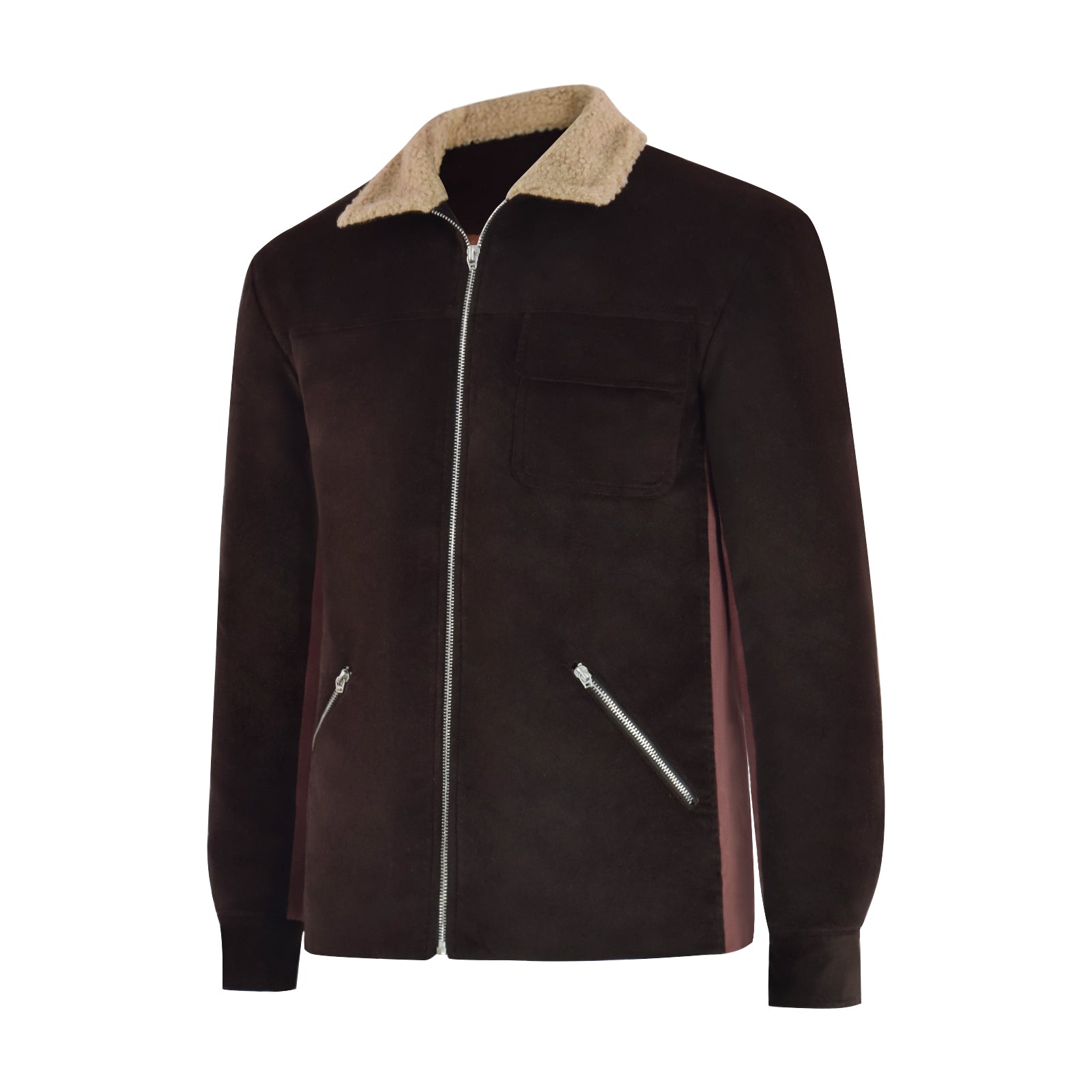 The Walking Dead Rick Grimes Cosplay Costume Flock Fabric Male Jacket - Image 5