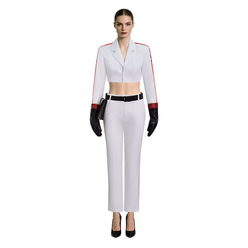 Fallout Nuka Cola Girl Cosplay Costume Fallout White Outfits Halloween Carnival Suit - Image 6