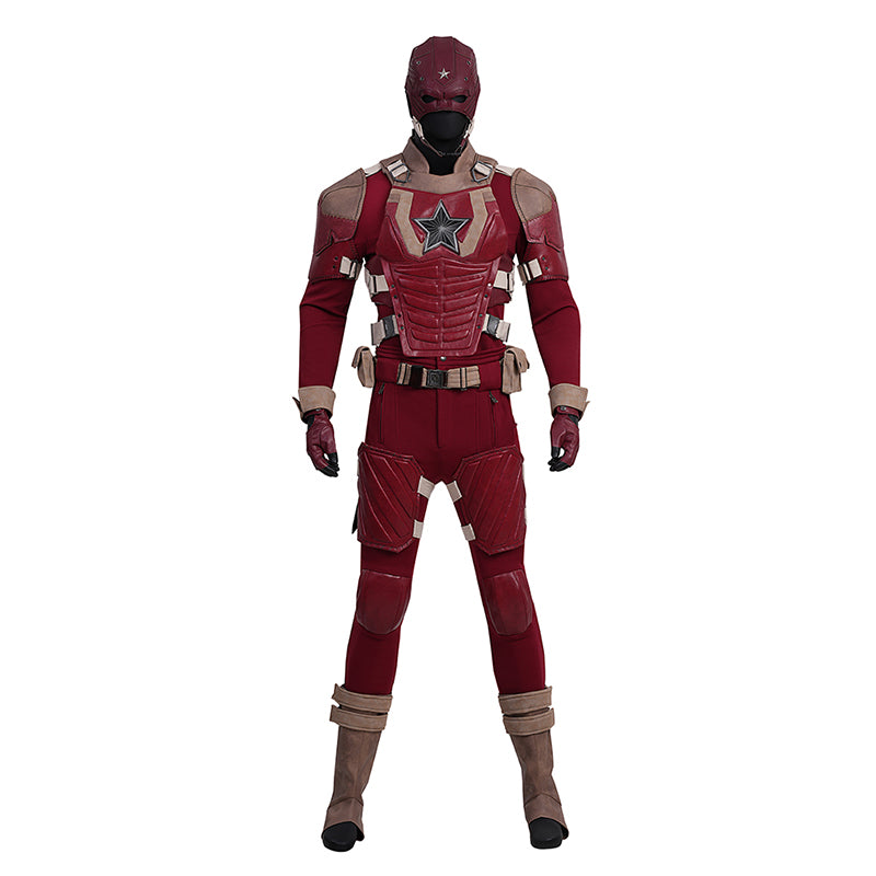 Thunderbolts Red Guardian Cosplay Costume Halloween Outfit Version 2 - Image 6