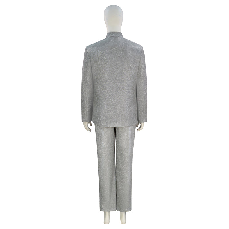 Austin Powers: International Man of Mystery Dr. Evil Cosplay Costume Silver Outfit - Image 6