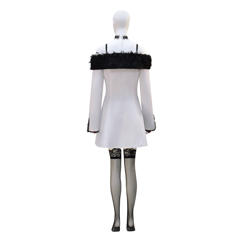 Lili Tekken 8 Cosplay Costume White Halloween Suit - Image 5