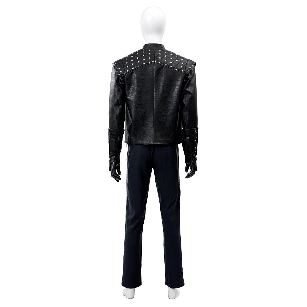The Witcher Season 5 Geralt of Rivia Cosplay Costume Black Halloween Suit - Image 12