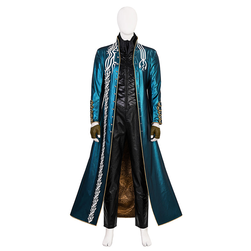 Devil May Cry 3: Dante's Awakening Vergil Cosplay Costume Halloween Outfit Becostume - Image 6