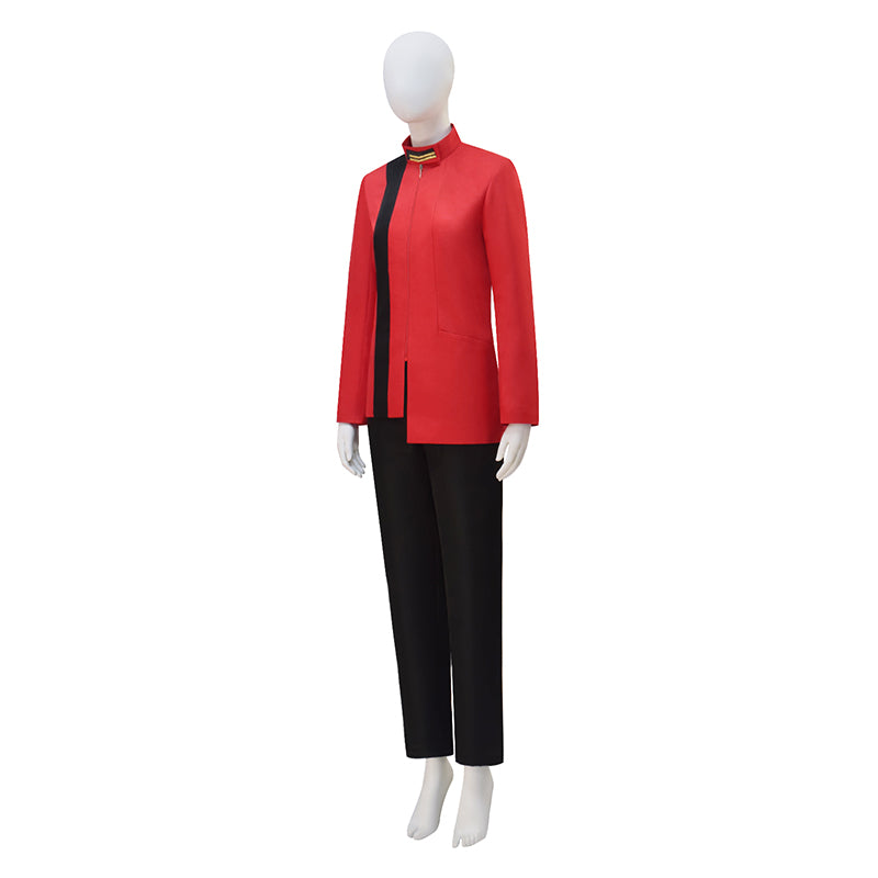 Discovery Season 4 Cosplay Costume Red Uniform Halloween Outfit For Female Male - Image 9