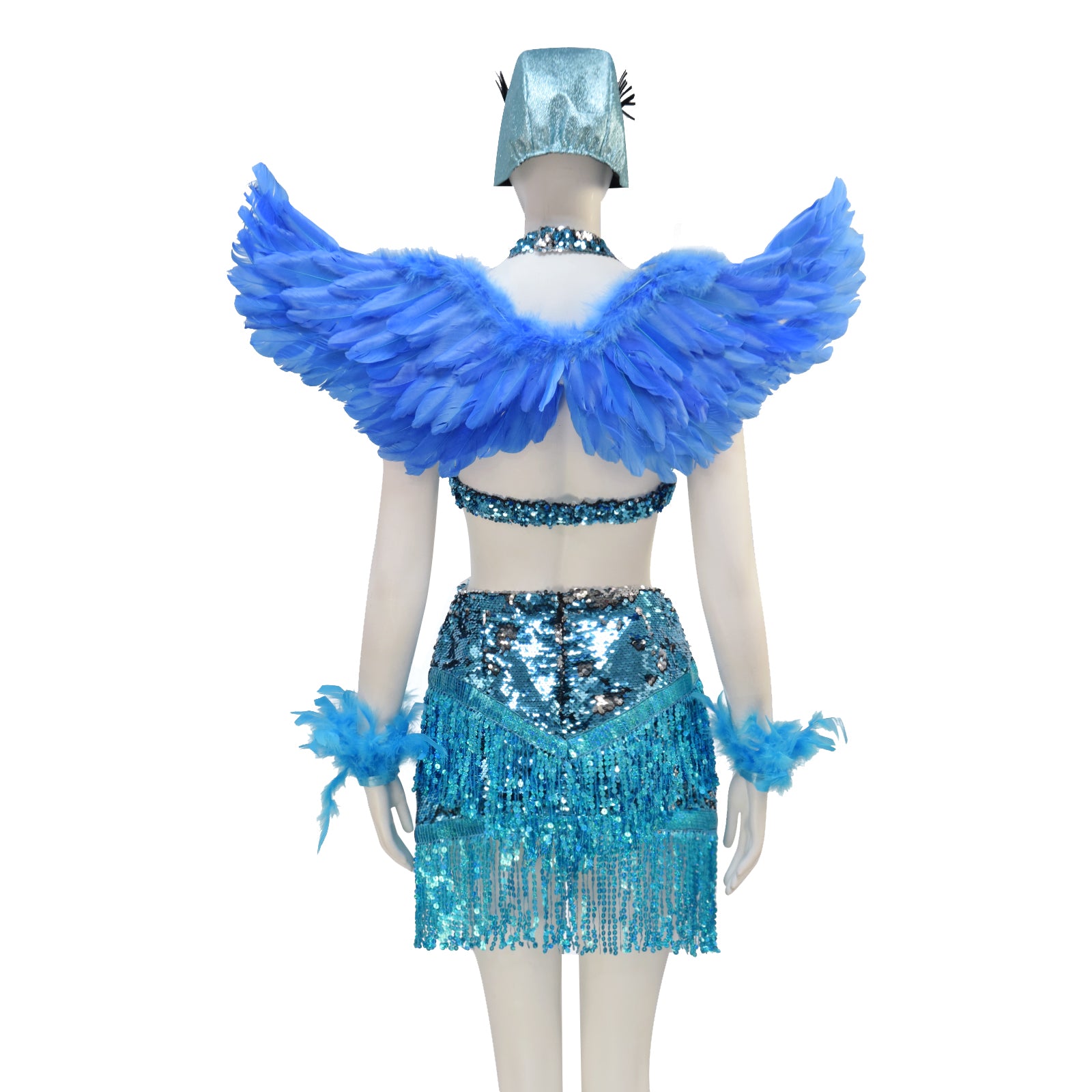 Rio Blue Cosplay Costume Blue Bird Costume Stunning Halloween Outfit - Image 6