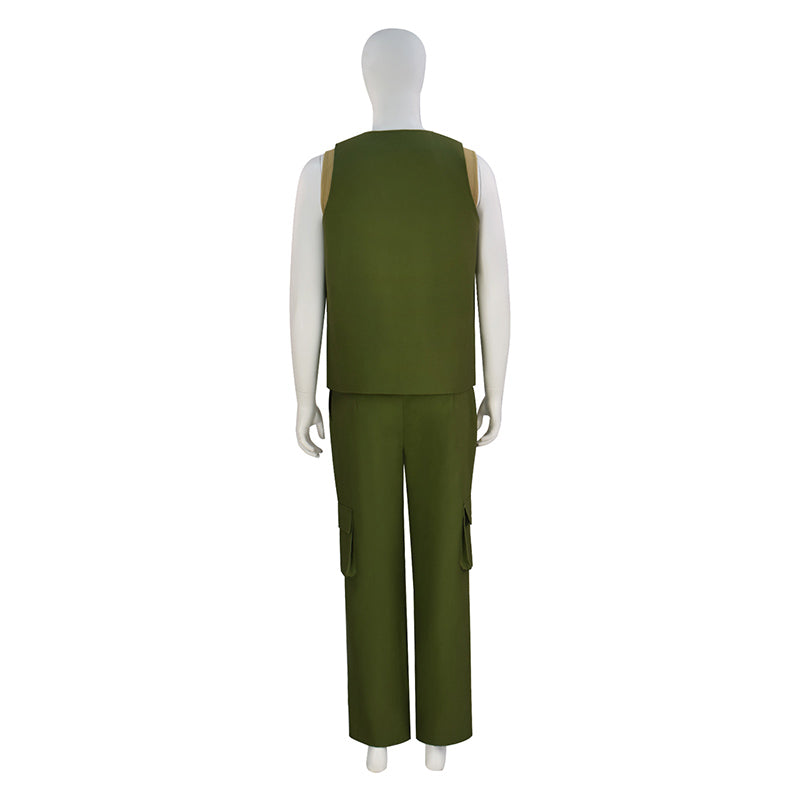 28 years later Dr. Ian Kelson Cosplay Costume Distressed Medical Green Outfit - Image 5