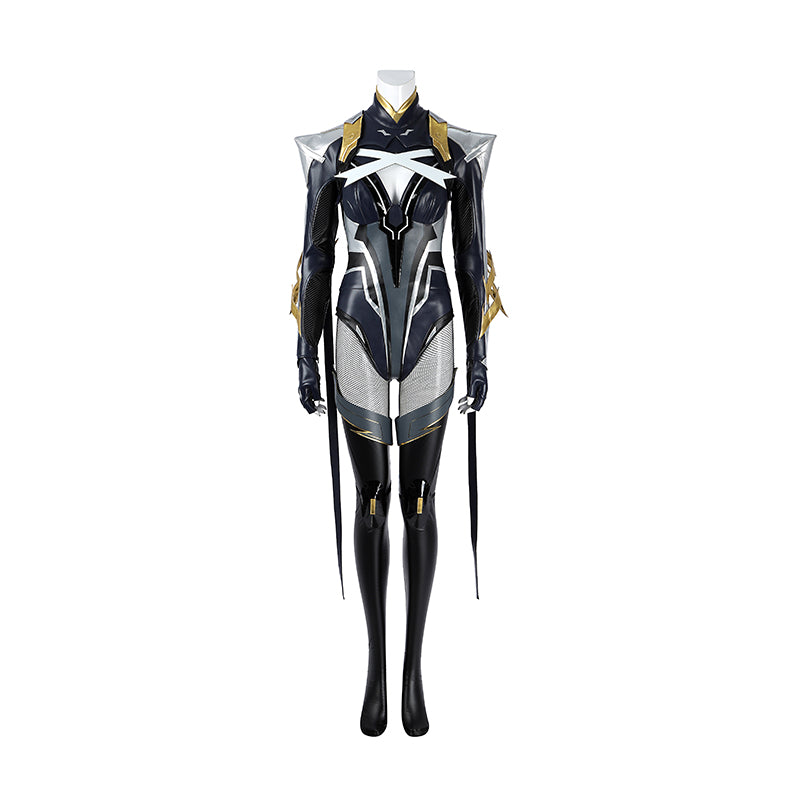 Deluxe Marvel Rival Storm Cosplay Costume Black Halloween Outfit - Image 6