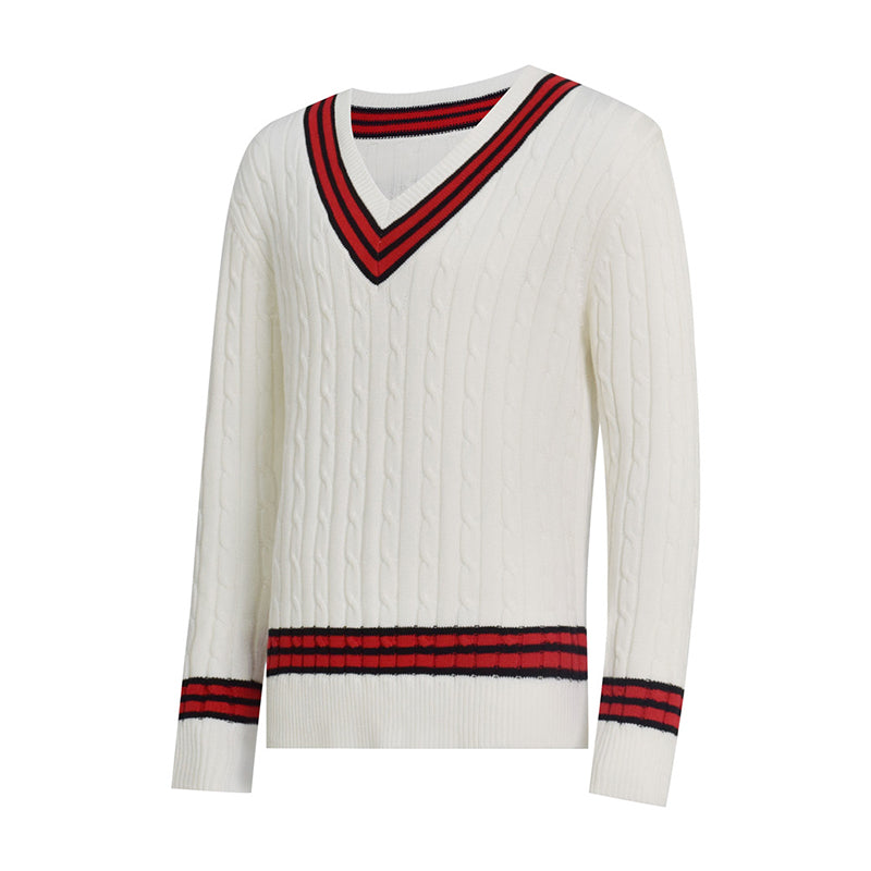 Fifth Doctor Cricket Sweater Doctor Who 5th Doctor Jumper Cosplay Outfit - Image 3