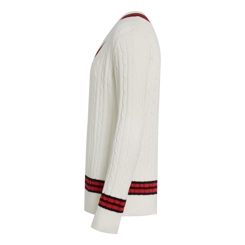 Fifth Doctor Cricket Sweater Doctor Who 5th Doctor Jumper Cosplay Outfit - Image 4