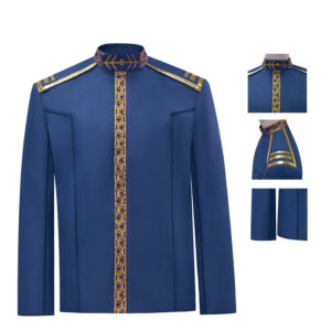 Star Trek: Strange New Worlds Season 3 Spock Cosplay Costume Blue Uniform Halloween Suit