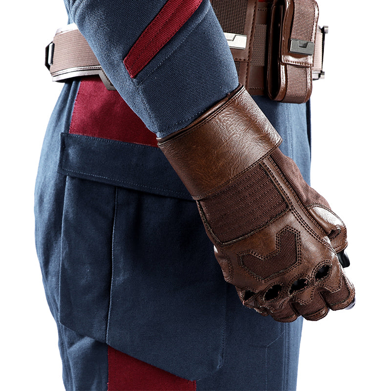 Captain America Cosplay Costume Avengers Endgame Halloween Outfit - Image 52