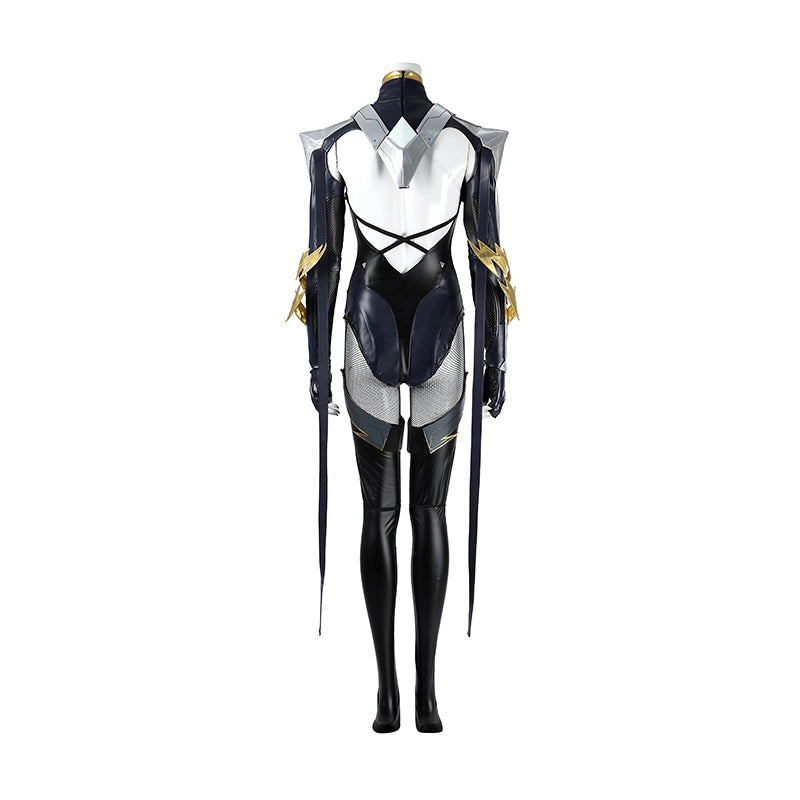 Deluxe Marvel Rival Storm Cosplay Costume Black Halloween Outfit - Image 7