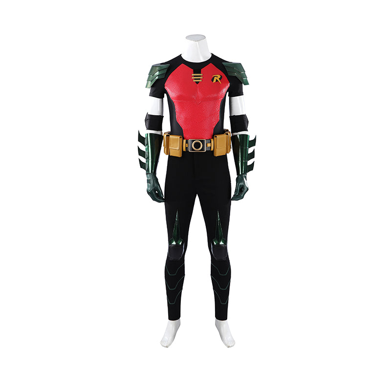 Tim Drake Red Robin Cosplay Costume Full Set Men Robin Superhero Outfit - Image 7