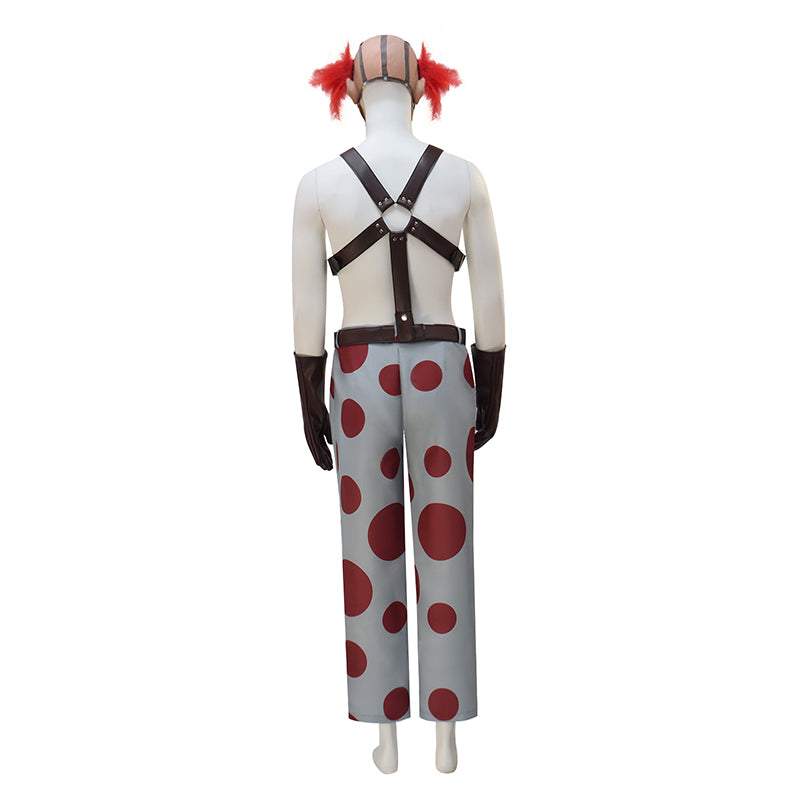 Twisted Metal Sweet Tooth Clown Pants Outfits With Mask Halloween Carnival Suit - Image 7