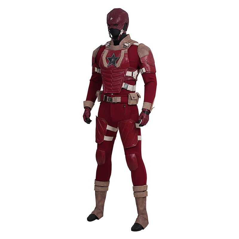 Thunderbolts Red Guardian Cosplay Costume Halloween Outfit Version 2 - Image 7