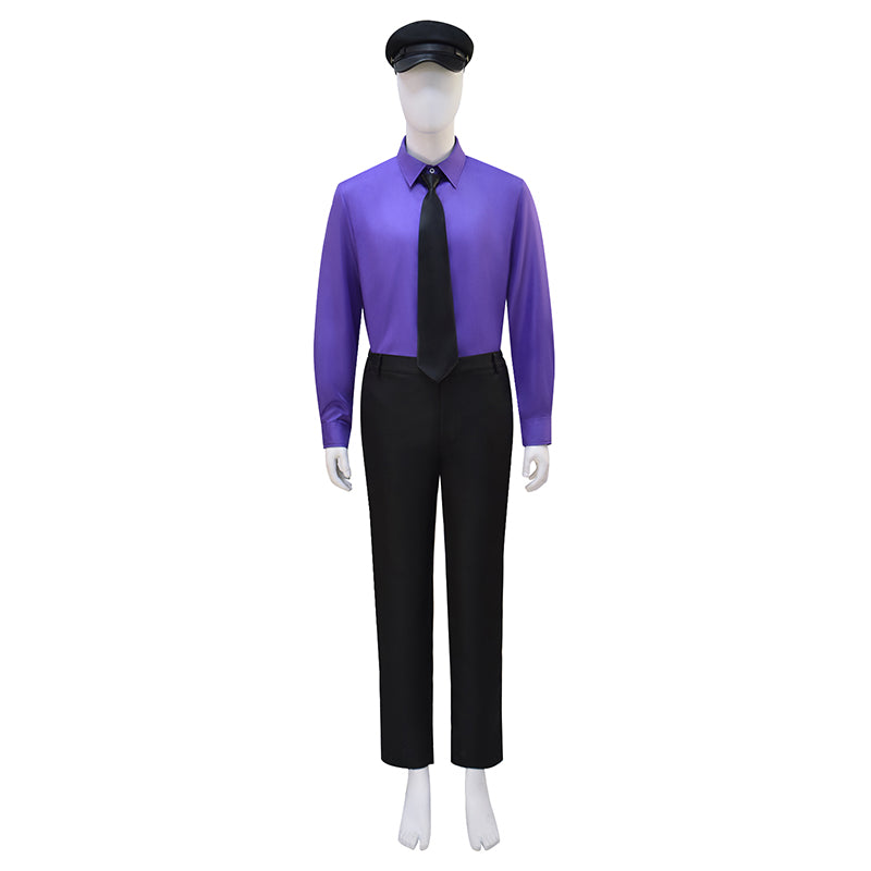 FNAF Five Nights at Freddy's William Afton Cosplay Costume Halloween Outfit - Image 6