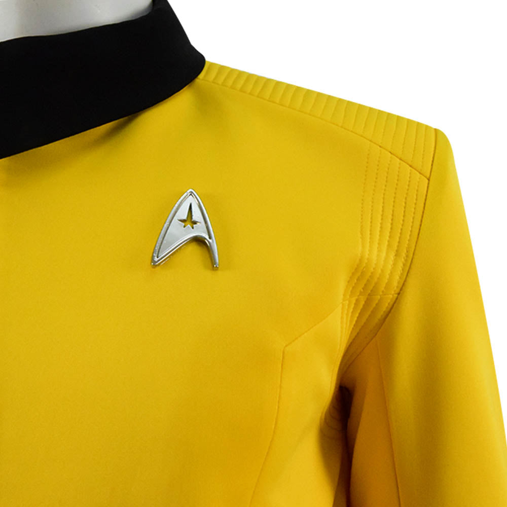 Star Trek: Discovery Christopher Pike Yellow Uniform Cosplay Costume - Image 8