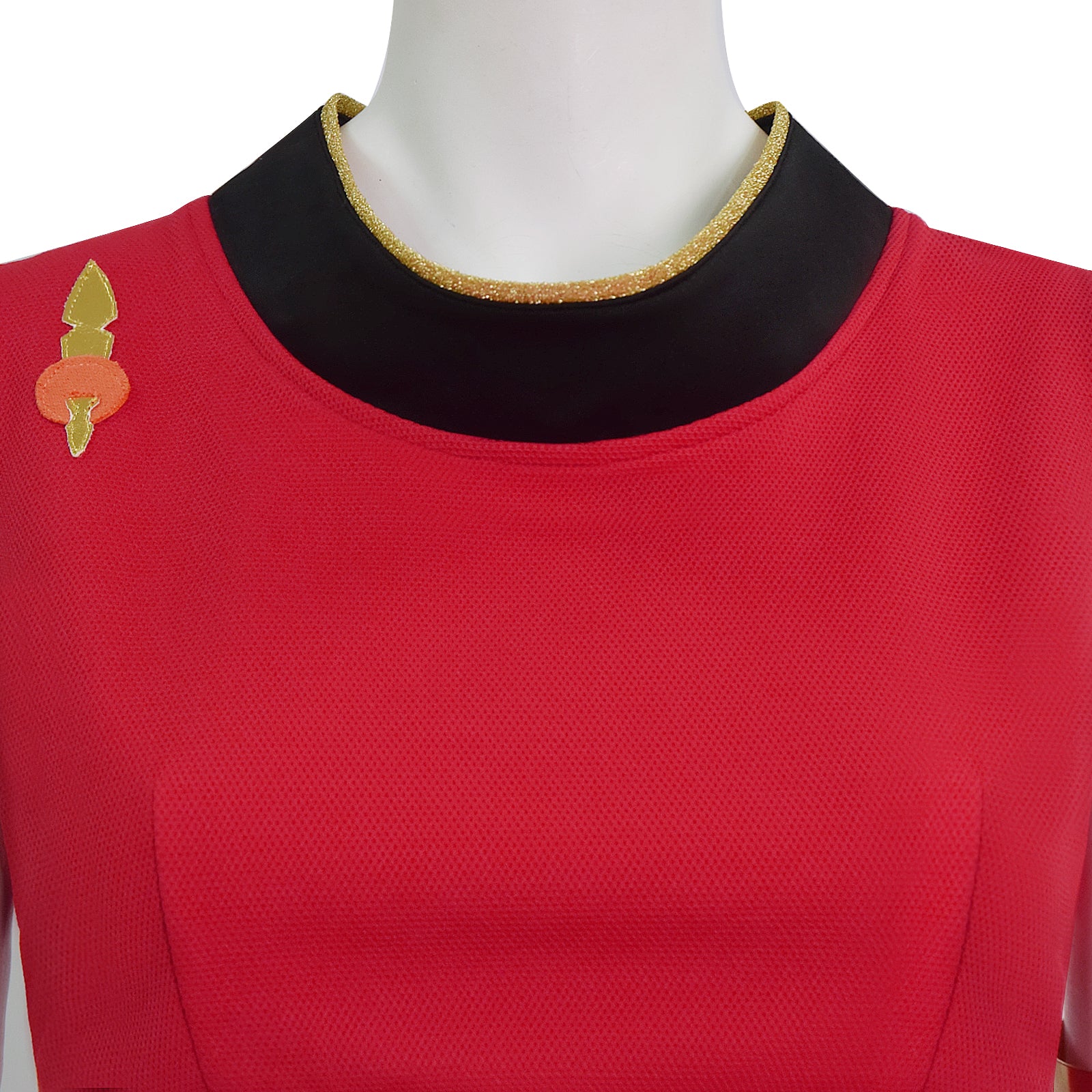 Star Trek Beyond Uhura Cosplay Costume Vest With Red Dress Two Piece - Image 6