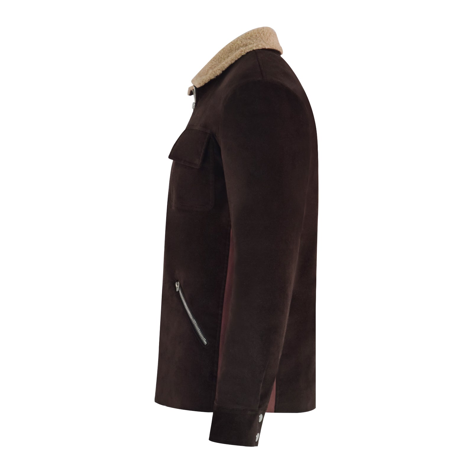 The Walking Dead Rick Grimes Cosplay Costume Flock Fabric Male Jacket - Image 6