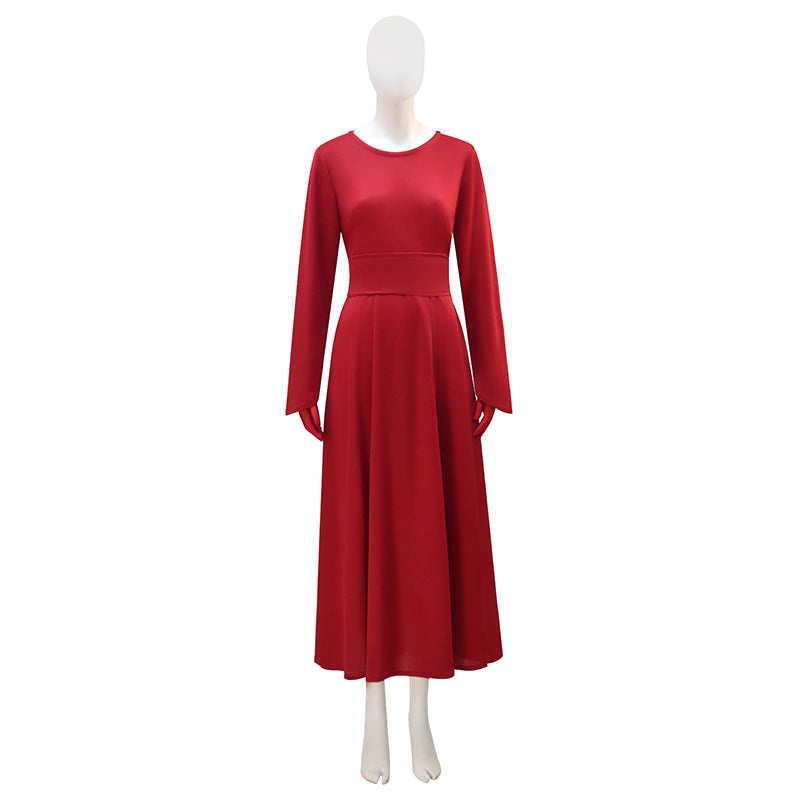 The Handmaid's Tale Red Hooded Cape Cosplay Costume Halloween Outfit - Image 6