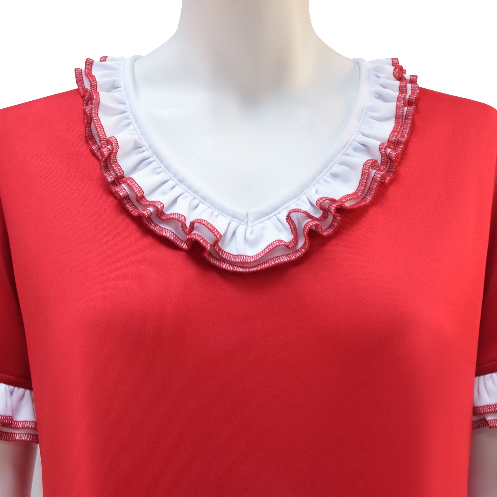 Sally o'malley Cosplay Costume Red Halloween Outfit - Image 7