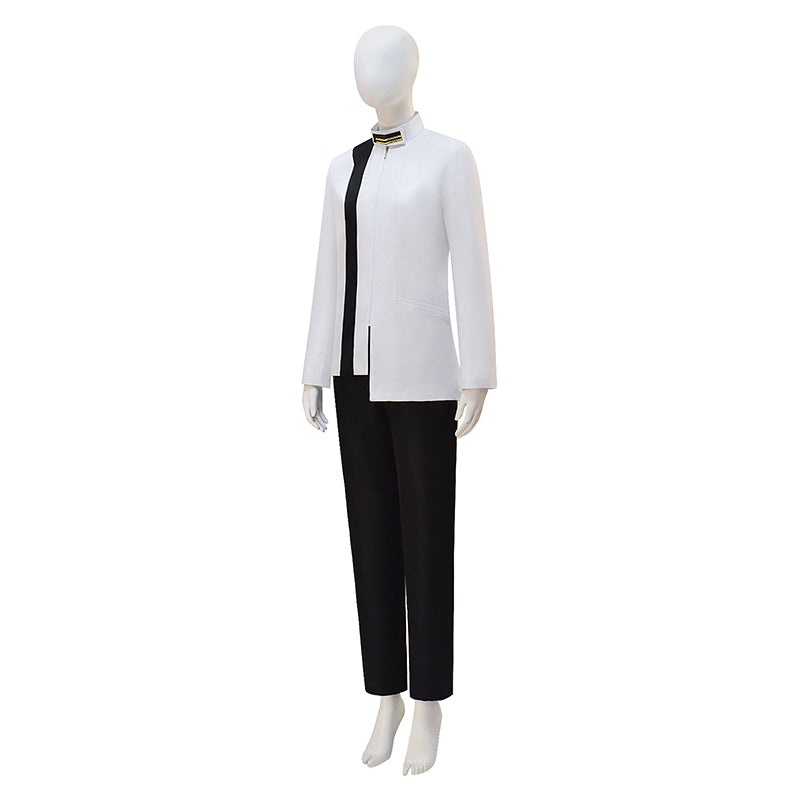 Discovery Season 4 Cosplay Costume White Uniform Halloween Outfit For Female Male - Image 7