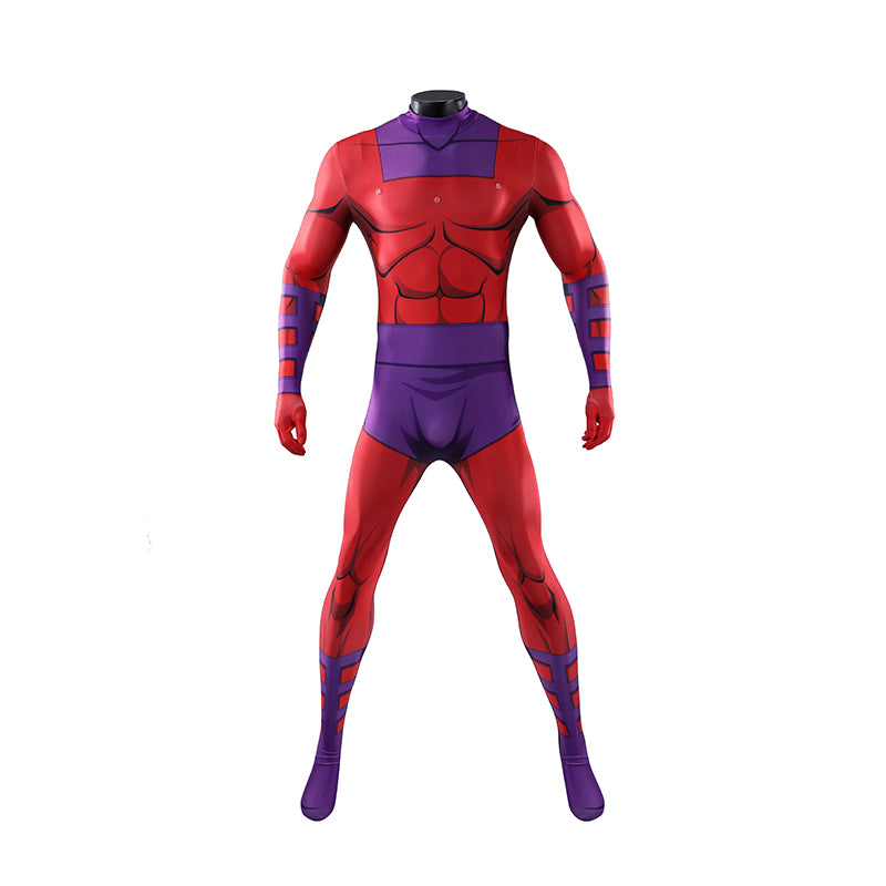 X-Men 97 Magneto Cosplay Costume With Cape Halloween Jumpsuit - Image 8