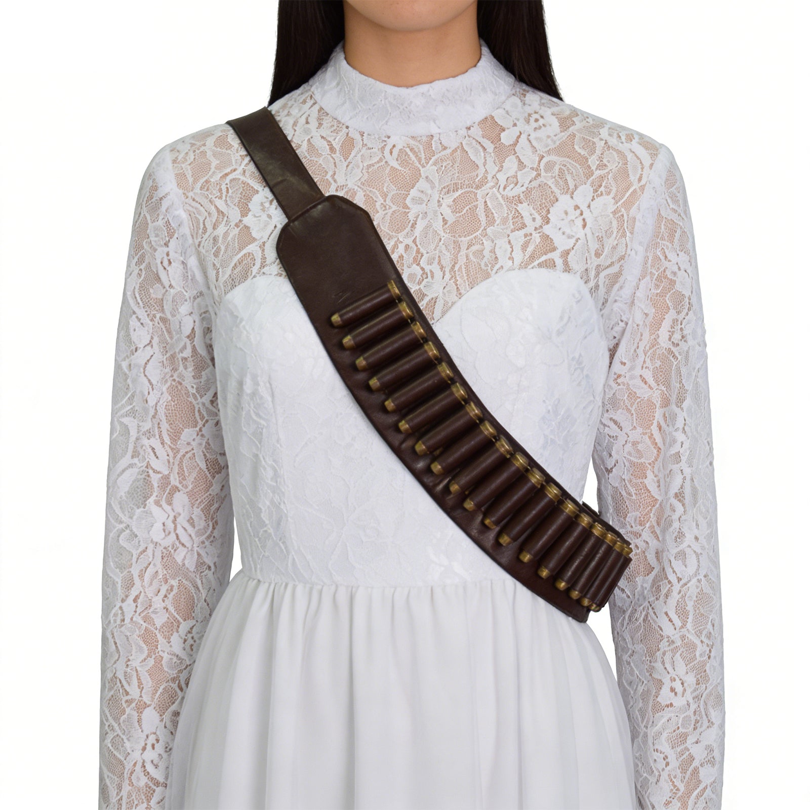 Ready Or Not Grace Cosplay Costume White Wedding Dress Halloween Suit - Image 8