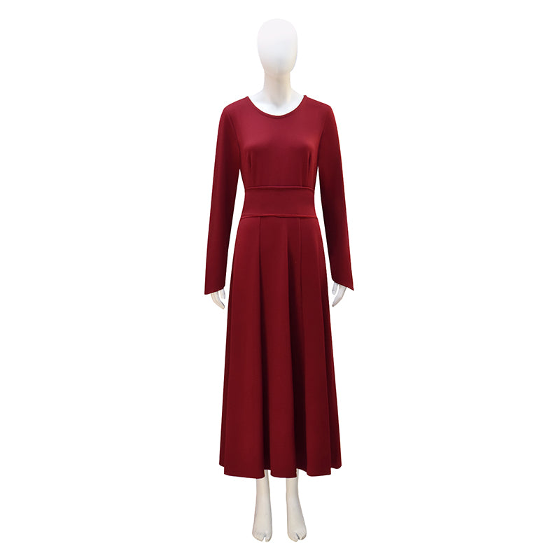 The Handmaid's Tale Hooded Cape Cosplay Costume Halloween Outfit - Image 5