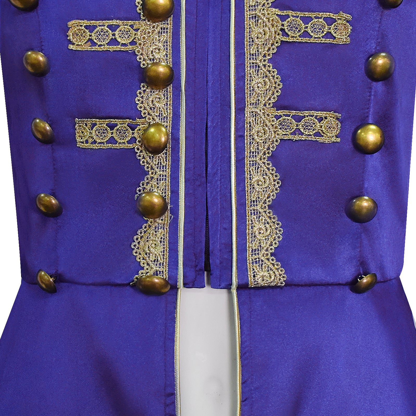 Baroque Cosplay Costume Royal Purple Military Tailcoat Performance Dress Lady Halloween Suit - Image 8