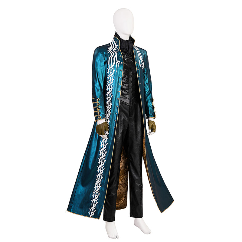 Devil May Cry 3: Dante's Awakening Vergil Cosplay Costume Halloween Outfit Becostume - Image 9